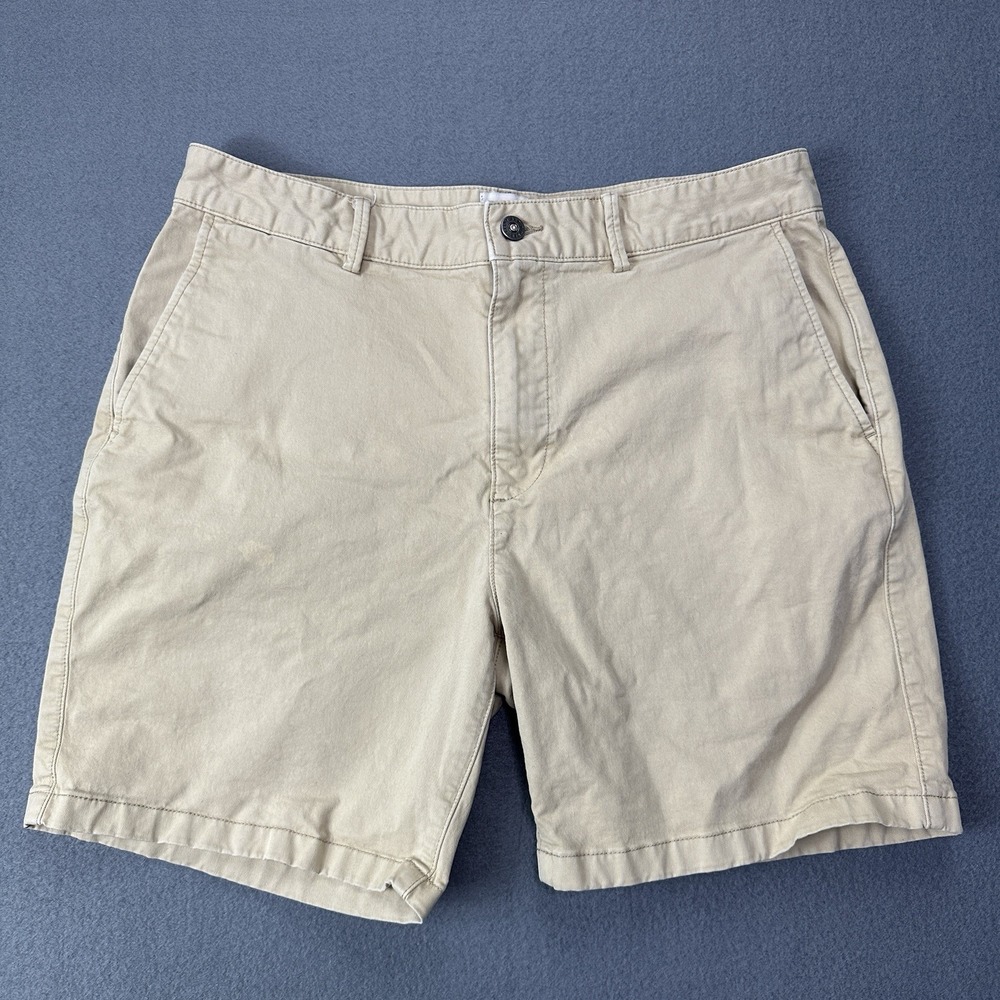 Flint and Tinder Men's Cotton Chino Shorts in Khaki - Classic Casual